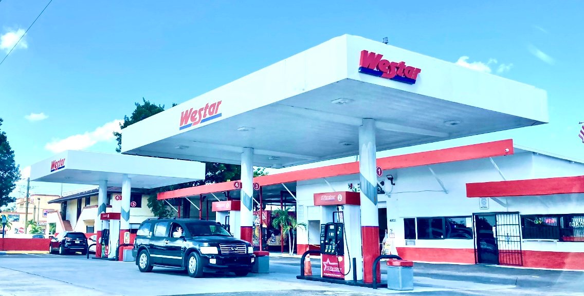 Belen Gas Station in Hialeah, Florida