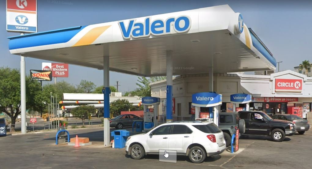 Chevron Gas Station in San Antonio, Texas.