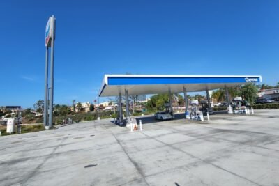 Chevron Gas Station in San Diego, California