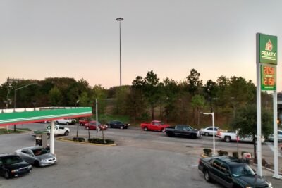 Pemex Gas Station in Houston, Texas.