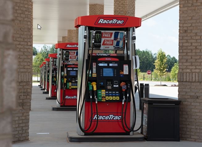 RaceTrac Gas Station in Jacksonville, Florida.