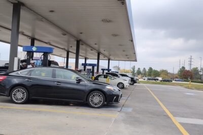 Sam's Club Gas Station in Houston, Texas.