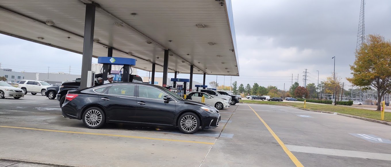 Sam's Club Gas Station in Houston, Texas.