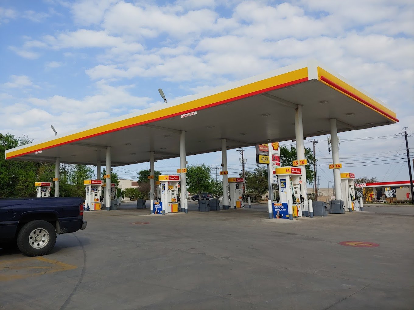 Shell Gas Station in San Antonio, Texas.