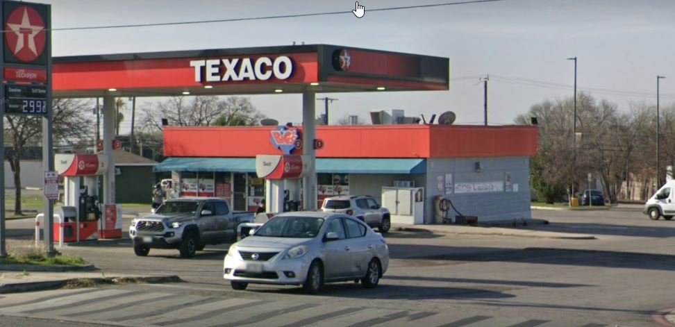 Texaco San Antonio Gas Station in San Antonio, Texas.